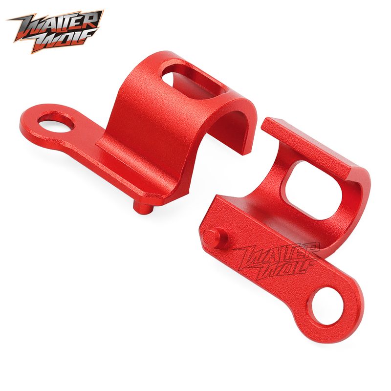 Morsetto tubo freno posteriore per SUZUKI DR-Z250 DRZ400 DR650 RM125 RM250 RM-Z250 RMZ450 es Fi Guida Clip DRZ DR RM RMZ 125 250_voghion.com