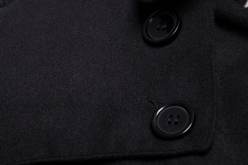 Spring Men's Long Tweed Coat Trench Coat_voghion.com