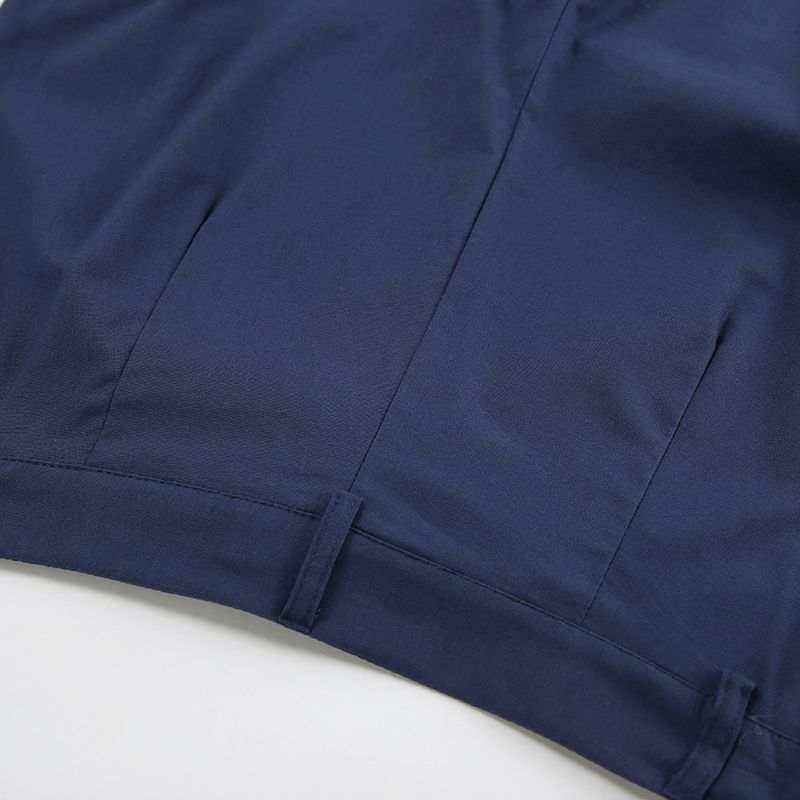 Abbigliamento Donna Gilet smanicato traspirante in cotone e lino con scollo a V _voghion.com