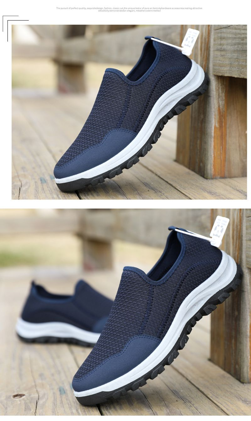 Man Tennis Arbetsskor Bekväma Sneakers Gummisula_voghion.com