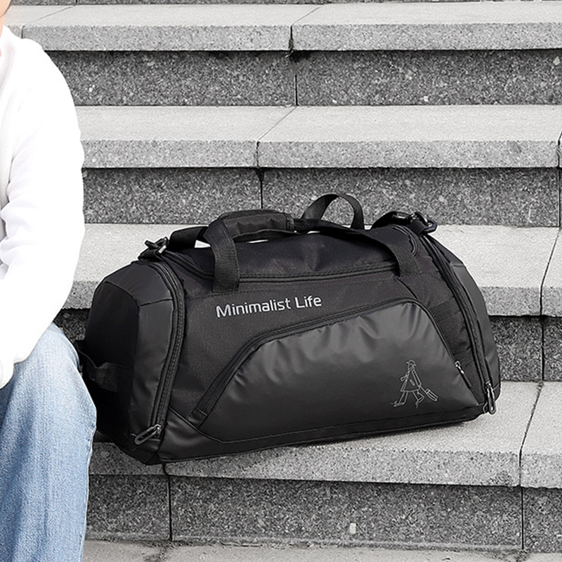 Lihanbao Yogataske Højkapacitets Bærbar, stærk bærende multi-lomme Mænd Kvinder Sport Gymnastiktaske Sportstilbehør_voghion.com