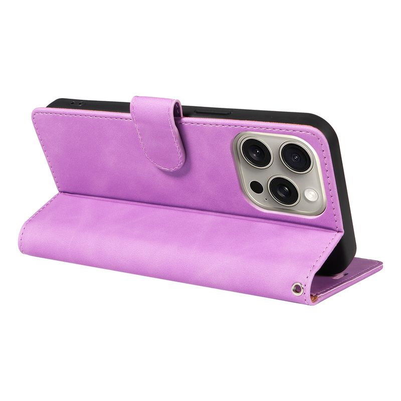 Gilt für iPhone 16 Handyhülle, Epple 14 Handy-Lederhülle, Diebstahlschutzbürste, Samsung S24 Flip Case, Xiaomi_voghion.com