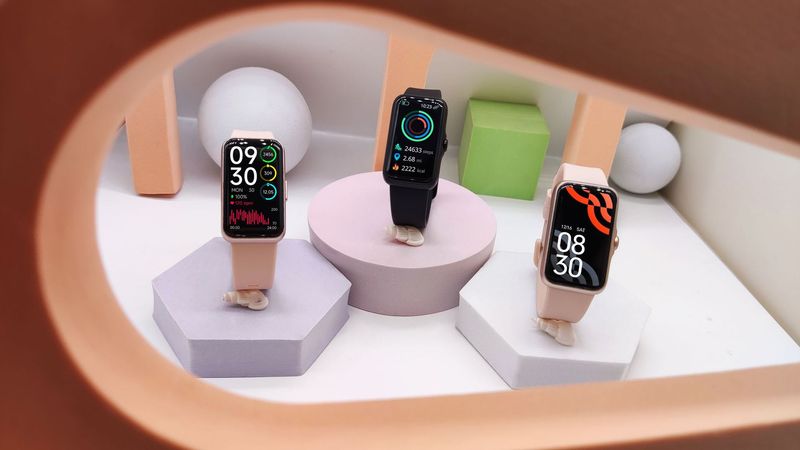 Montre connectée T54-b pour femme, moniteur de pression artérielle, de fréquence cardiaque, d'oxygène dans le sang, de sommeil, Bluetooth_voghion.com