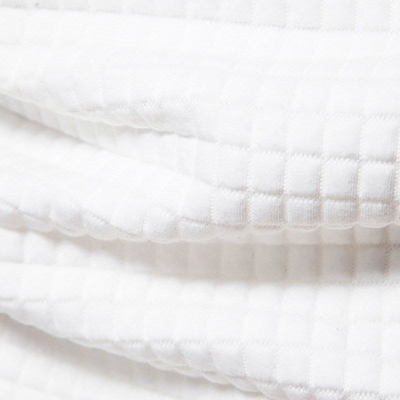 Set sportivo con cappuccio a quadri piccoli jacquard casual a maniche lunghe autunno/inverno 2024 da uomo_voghion.com