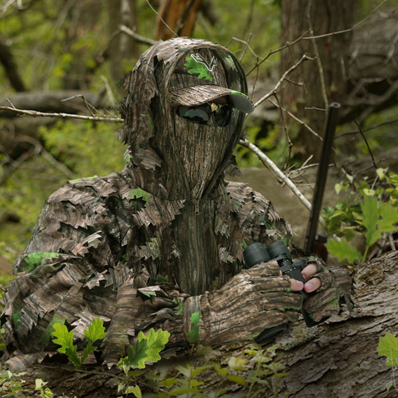 LOOGU Camouflage Suit 2.0 - Breathable Hunting & Outdoor Tactical Gear For Photography, Birdwatching & Airsoft (Multiple Patterns & Sizes)_voghion.com