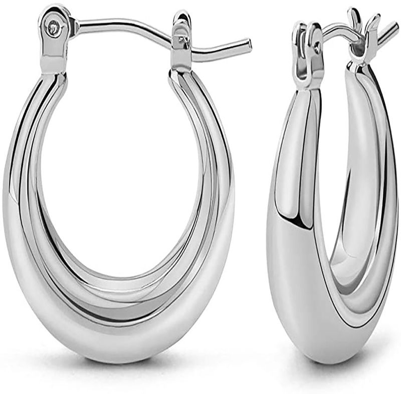 Orecchini: orecchini circolari in zircone con intarsio di diamanti, orecchini a forma di stella e luna e orecchini_voghion.com