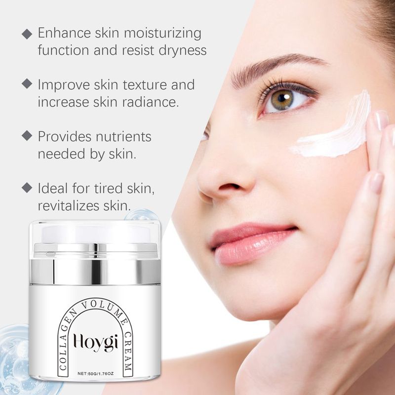 Hoygi Collagen Volumizing Cream, Moisturizing And Lifting Facial Skin, Moisturizing And Rejuvenating Anti-Wrinkle Collagen Cream_voghion.com