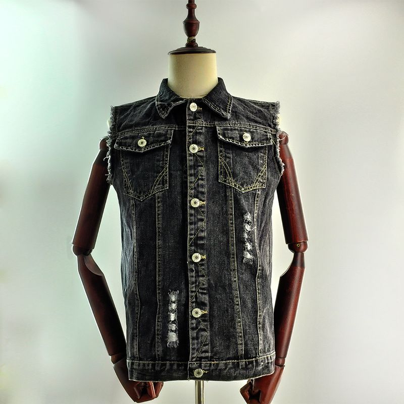 Jumia férfi farmer alkalmi Cowbay mellény kabát_voghion.com