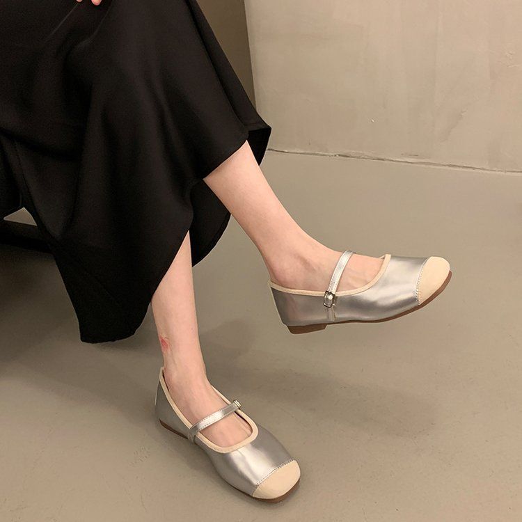 Scarpe da ballo Gentle Evening Breeze da donna, stile fata, con punta bassa, per primavera e dolce temperamento_voghion.com