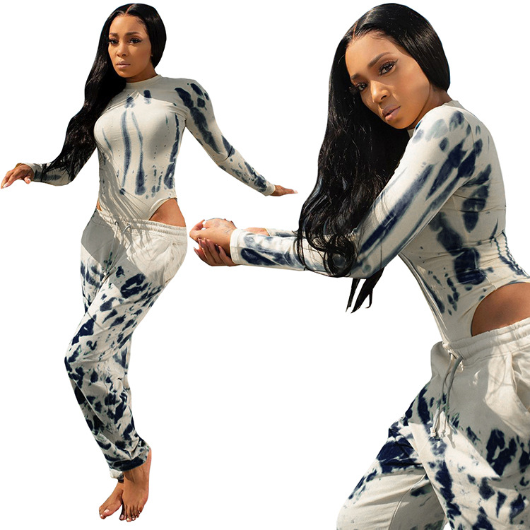 Damenbekleidung, modisch, lässig, Sport-Overall, zweiteiliges Set_voghion.com