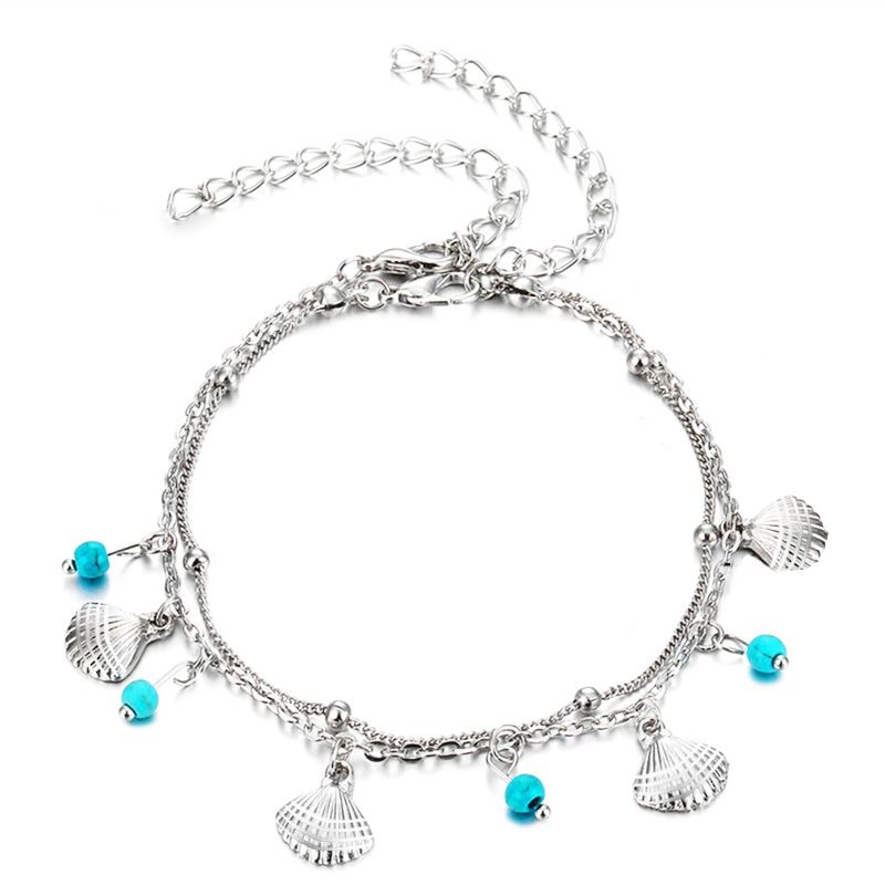 Accessories Bohemian Adjustable Summer Anklet Set Starfish Pendant Beach Foot Jewelry_voghion.com