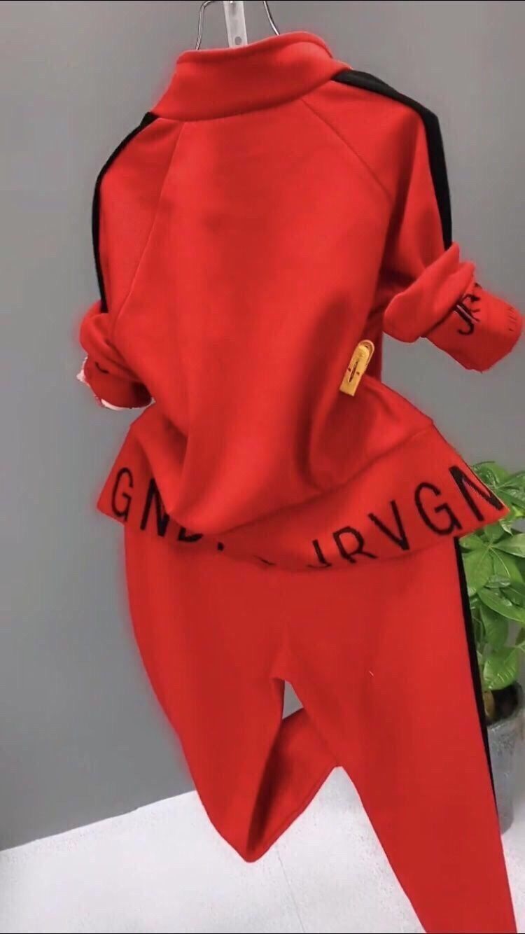 Ropa de mujer Trajes deportivos de moda para mujer 2024 primavera y otoño nuevo estilo casual manga larga pantalones ajustados estudiante traje de dos piezas de moda_voghion.com