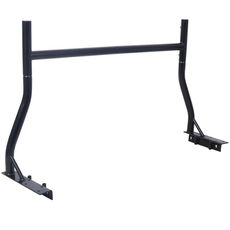 Steel Ladder Truck Pick-Up Capacity Extendable Two-bar - Black Rack Set 800Ibs_voghion.com