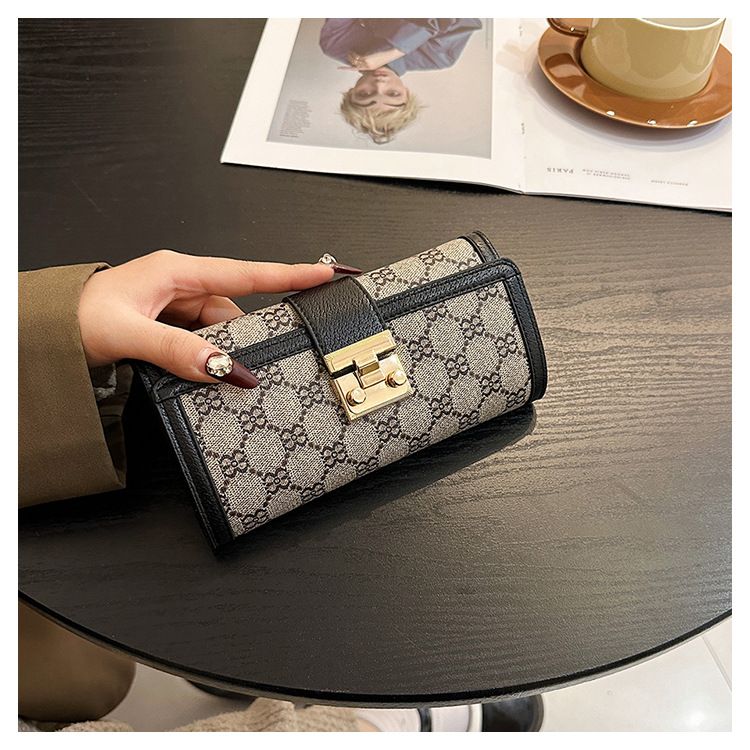 Portafoglio lungo classico corto da donna 2025, porta carte multi-slot, versatile pochette_voghion.com