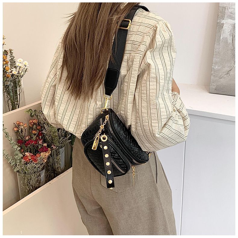 Neue modische und vielseitige gewebte Umhängetasche für Damen, Brusttasche, heißer Verkauf, Freizeittasche_voghion.com