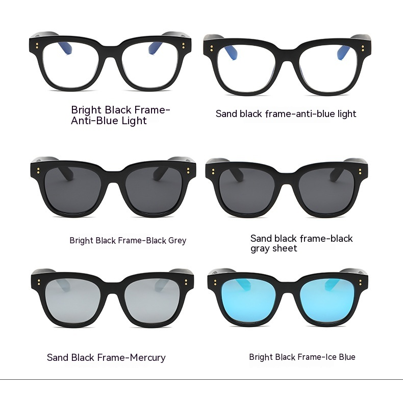 Korean GM same style men's and women's square small face polarized sunglasses, anti blue light glasses frame, with_voghion.com