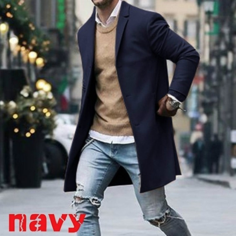 gabardina Abrigo de tweed para hombre_voghion.com