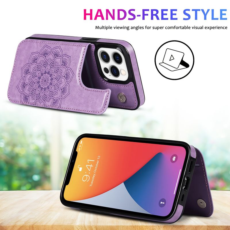 Étui en cuir gaufré pour iPhone 14, 13, 12, 11 Pro, XS, X Max, XR, 8, 7 Plus, SE 2020, 2022, coque antichoc de luxe_voghion.com