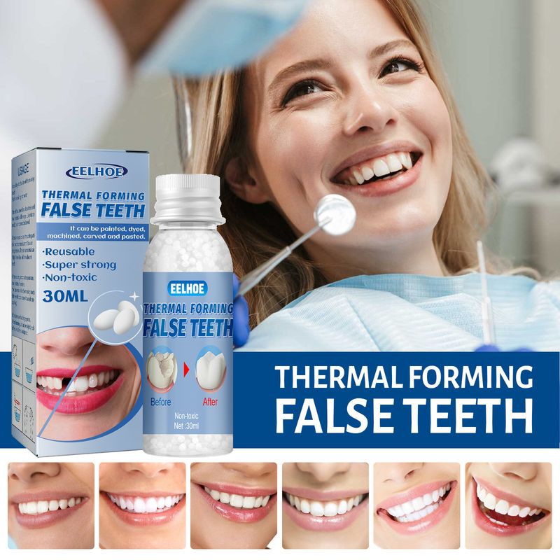 EELHOE Shapeable Glue Film Television Makeup, Artificial Teeth Modification, Temporary Filling, Glue, Dental Hole and_voghion.com