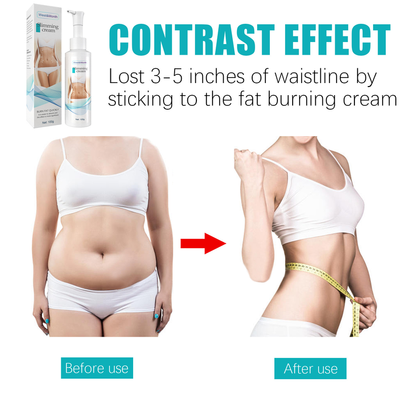 Kõht, West&Month Reduce reie, lihaseid pinguldav, nahka kaunistav kreem, keha vormiv ja salendav massaažikreem_voghion.com