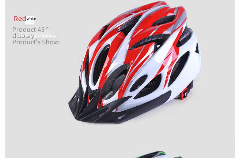 Spot Vëloshelm Vëlo Mountainbike Stroossevelo Reithelm integréiert verstellbar Outdoor Sport Reideausrüstung_voghion.com