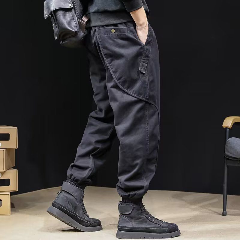 Bitte beachten Sie die Größentabelle! Please refer to the size chart in the picture Spring and Autumn Trendy workwear, denim, men's loose_voghion.com