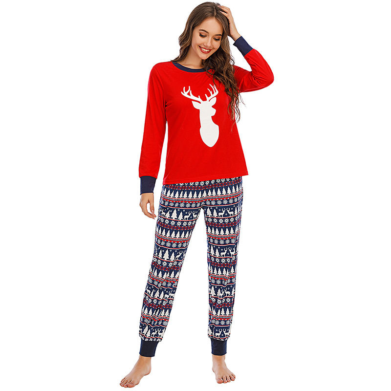 Christmas Style 2025 Spring/Summer New Women's Loose Homewear Pajamas Long Sleeve Set_voghion.com