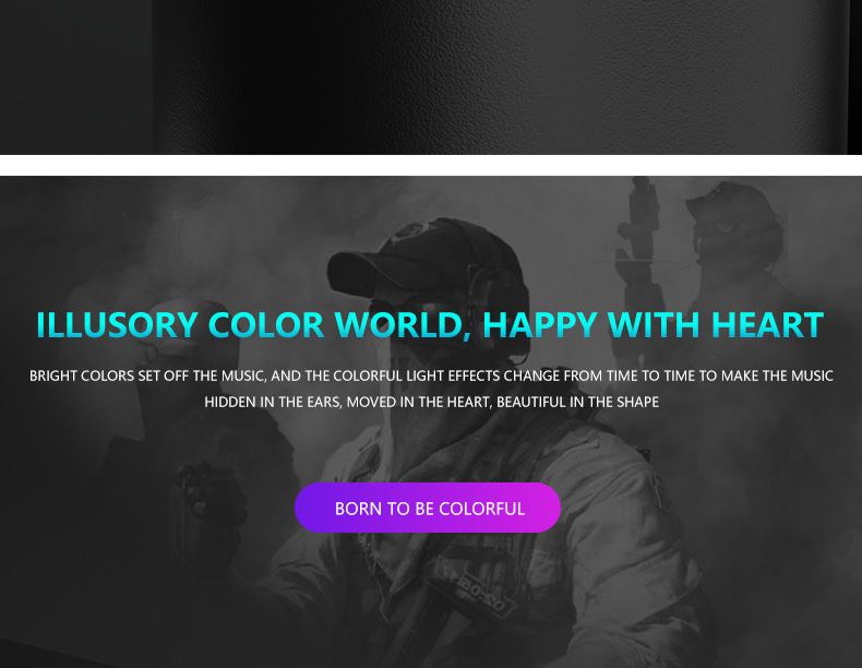 RGB E-sports Noise Reduction Headphones, Neck-hanging Karaoke 7.1 Chicken Headset, Wired Gaming Headset_voghion.com