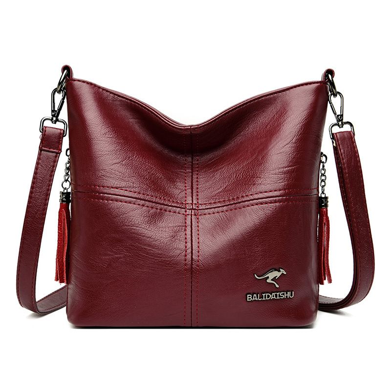Borsa a secchiello Bali Kangaroo, nuova, da donna, a tracolla, semplice e alla moda, per mamme anziane di mezza età_voghion.com