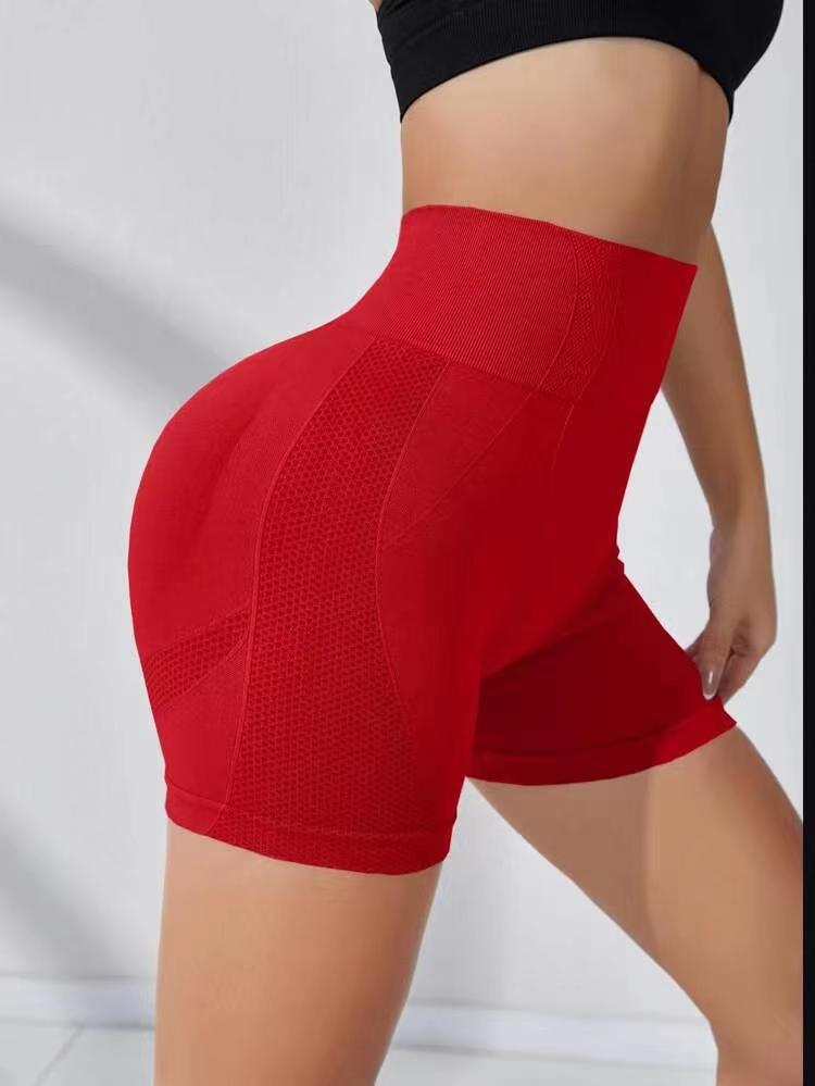 15 beliebte Farben, nahtlose Yoga-Shorts, Smile-Hose, pfirsichfarbene Po-Lifting-Jogginghose, Bauchkontrolle, Fitness-Hose, Dreiviertel-Hose für Damen_voghion.com