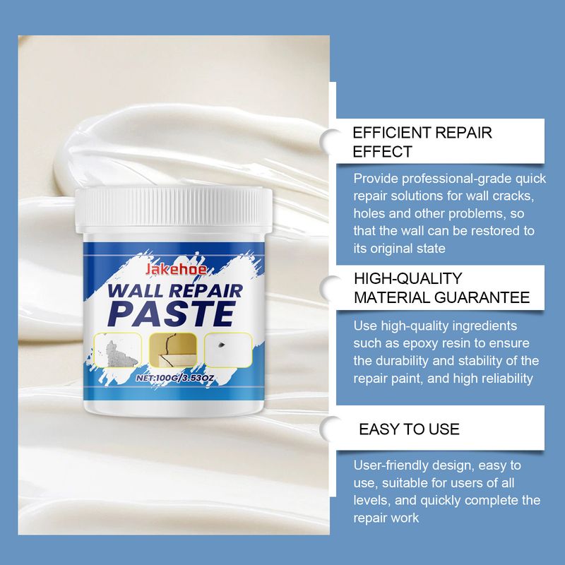 Wandreparaturpaste für den Haushalt, Wandschäden, Kratzer, Dellen, Risse, Nagellöcher, Reparatur von Wandreparaturpaste_voghion.com