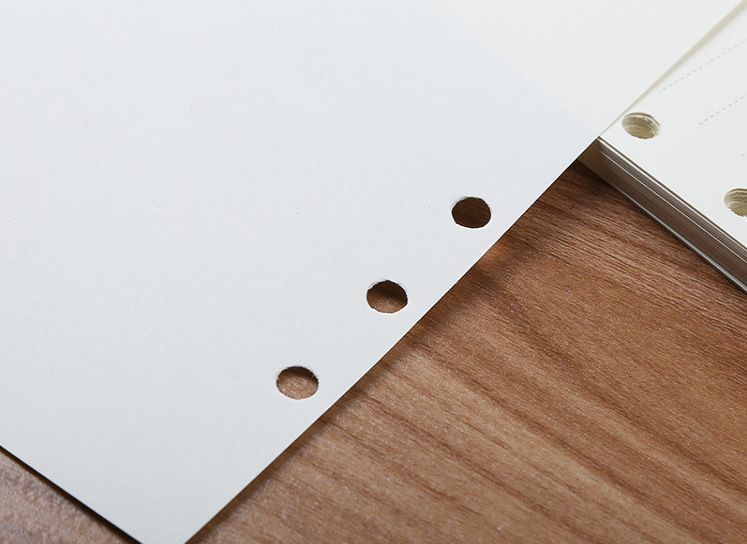 Kraftpapier A5A6 Losbladig Binnenpagina Binnenkern Vierkant Horizontale Lijn Blanco Dot Matrix Handboek Notitieboek Vulling_voghion.com