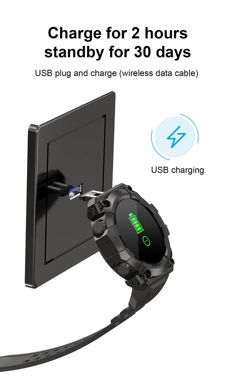 FD68 Yeni Akıllı Saatler Erkekler Kadınlar Bluetooth Smartwatch Dokunmatik Akıllı İzle Spor Bilezik IOS Android için Bağlı Spor Saatler_voghion.com