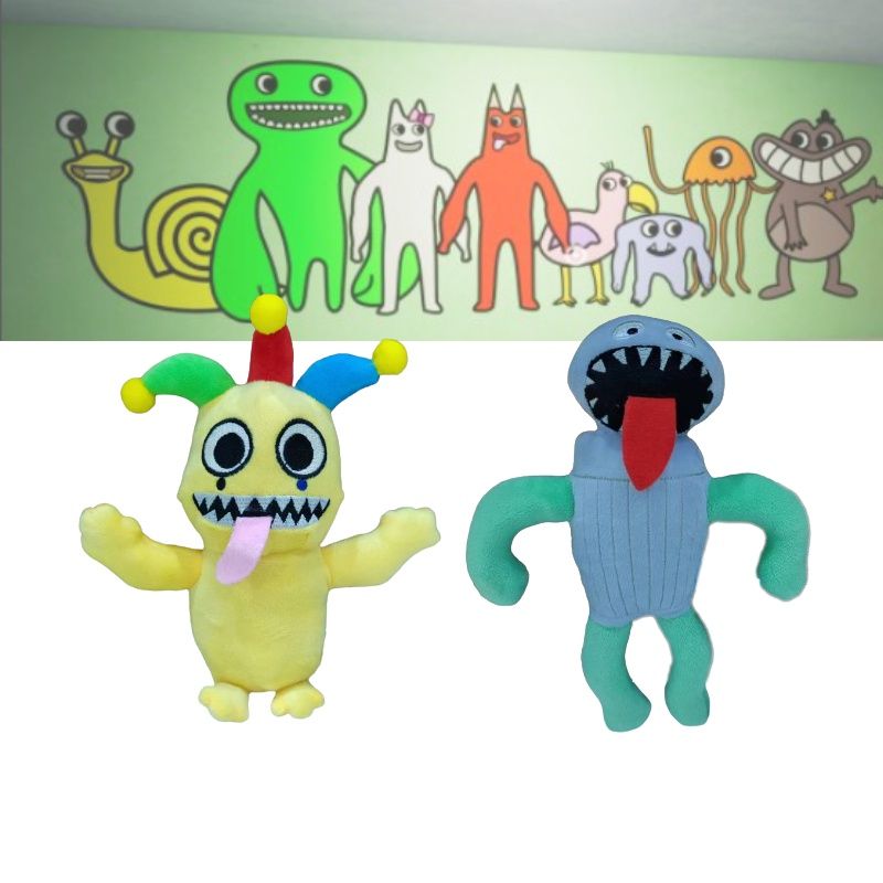Plush Garden Banban Toys Trash Can And Clown Figures_voghion.com
