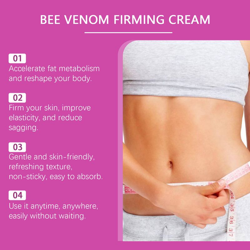 Cremă de îngrijire corporală cu venin de albine, masaj și hidratare a pielii corpului, cremă de îngrijire externă zilnică a corpului_voghion.com