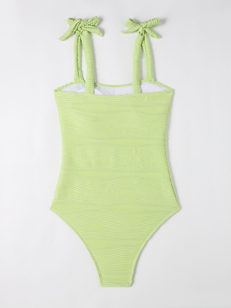 Maillot de bain une pièce multicolore pour femme, tissu spécial, bretelles, slip moulant, pour la plage_voghion.com