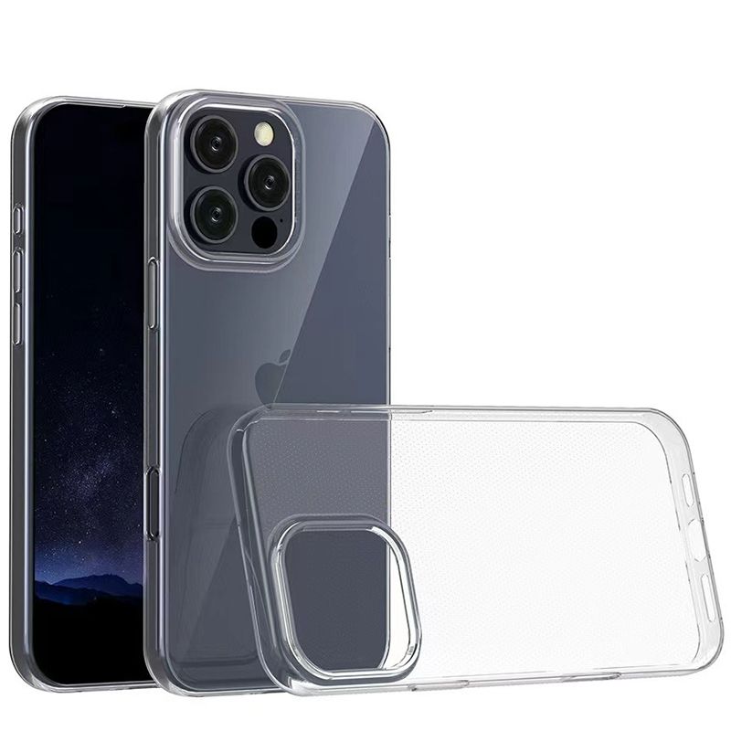 Ultra Thin Clear Silicone Case For iPhone 16 15 14 13 12 11 Pro Xs Max Mini XR X Plus Transparent Shell Ultra Thin Back Cover_voghion.com