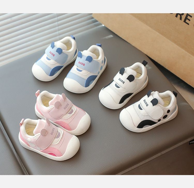 Baby Learning Shoes 0 1 3 Years Old Spring And Autumn New Infant Mesh Non Slip Sports Shoes Boys And Girls Functional Shoes_voghion.com