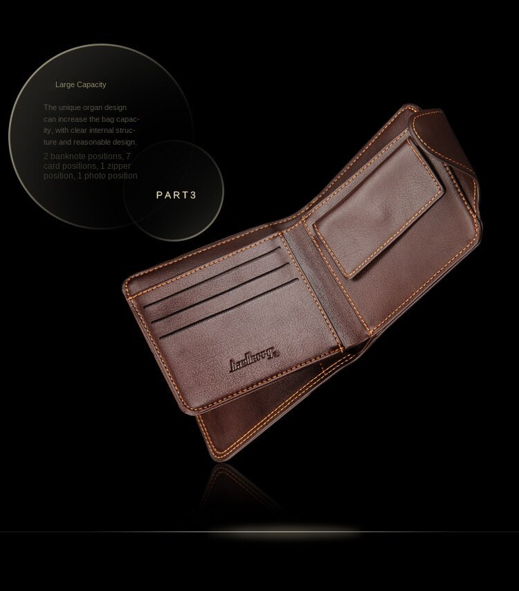 Baellerry férfi pénztárca Kiváló minőségű üzleti alkalmi vízszintes cipzáras csatos pénztárca európai és amerikai stílusú pénztárca_voghion.com