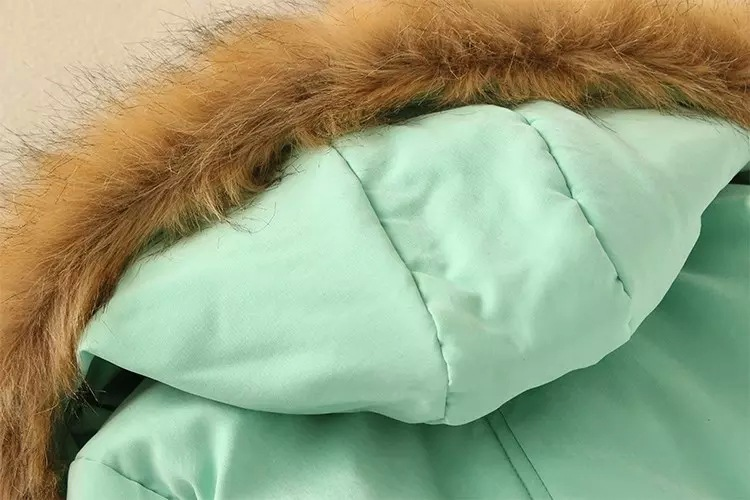 Women's Clothing Long Plush Fleece Lined Winter Coat With Faux Fur Hood, Warm Oversized Jacket For Cold Weather_voghion.com