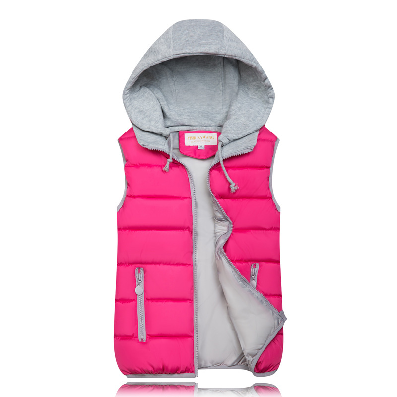 Gilet invernale da donna in cotone, gilet corto e caldo_voghion.com