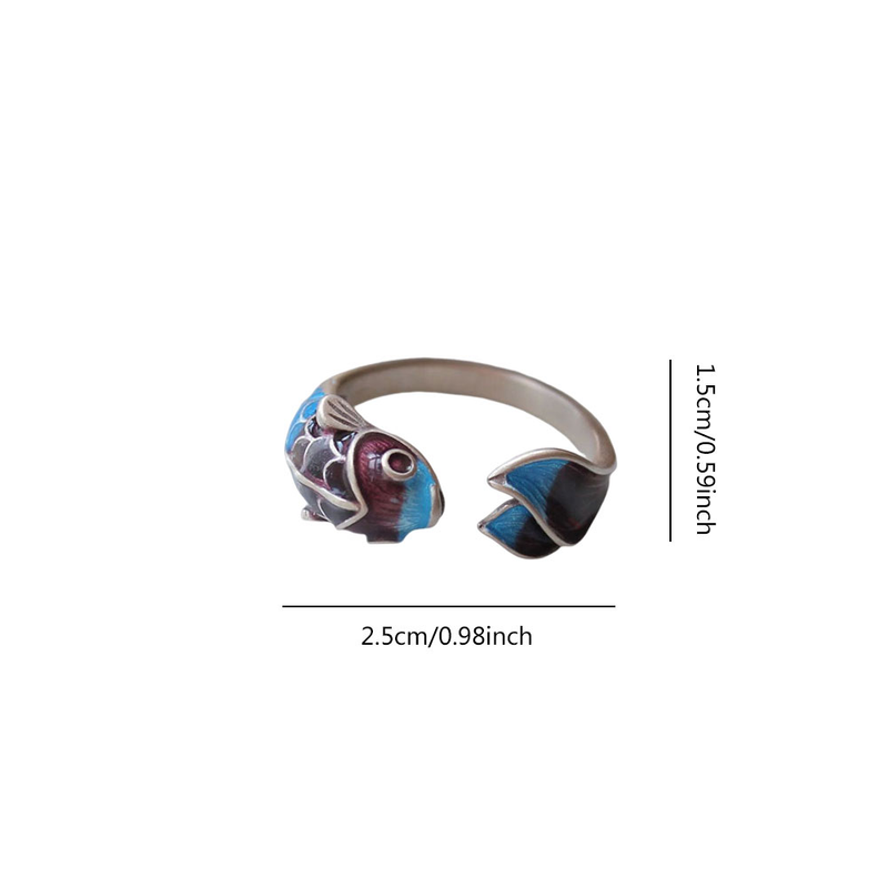 Knitted ring DIY handmade carp ring placement finger tool finger sleeve yarn guide _voghion.com