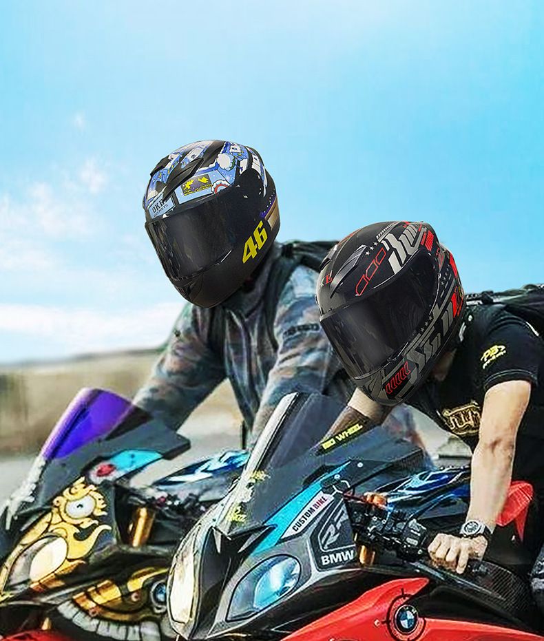 Tanúsított nemzeti szabványú motorkerékpár-sisak, teljes sisak, férfi és női téli meleg biztonság, négy évszakos lovag elektromos motorkerékpár-sisak_voghion.com