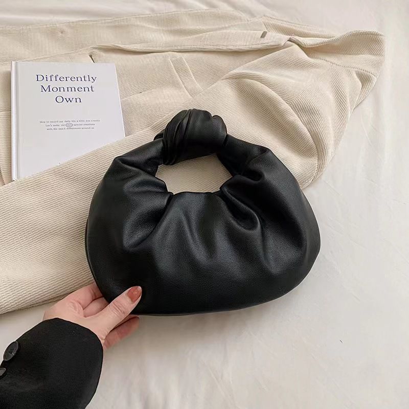 Borse da donna, borsa plissettata alla moda di strada, nuova borsa da cucito, non può essere portata a spalla, borsa da donna versatile e alla moda._voghion.com