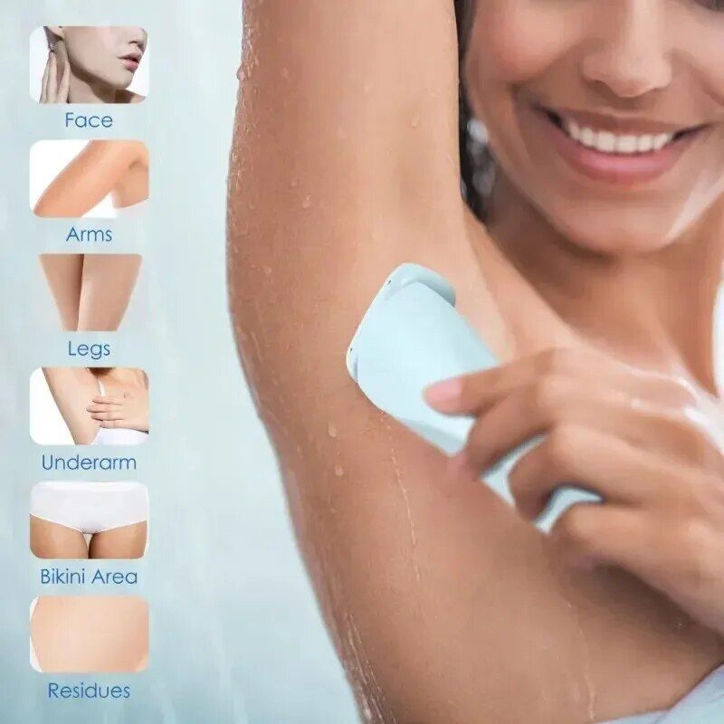 Maquinillas de afeitar eléctricas para mujer 2 en 1, afeitadoras faciales de Bikini, depilación para axilas, piernas, recortadora corporal para mujer, resistente al agua IPX7_voghion.com