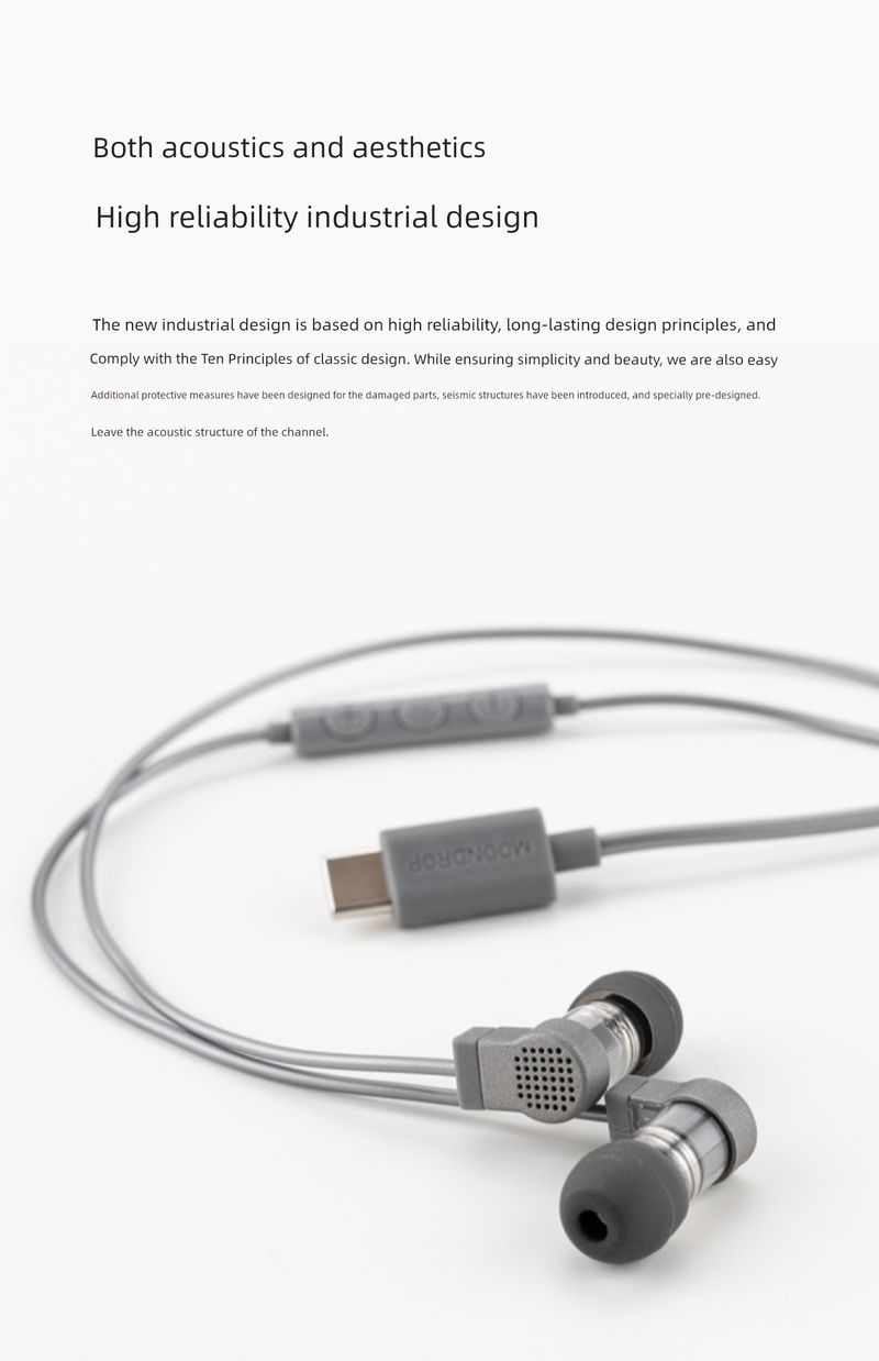 Water Moon Rain Quark2 HiFi fülhallgató_voghion.com