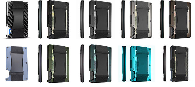 Card Holder Aluminium Case And Money Anti Theft RFID Designer Luxury For Men Porta Credencial Tarjetero Wallet Male Slim Case_voghion.com