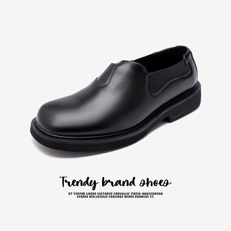 Herren 2025 Neue Business Casual Leder Le Fu Schuhe, One Foot Kick Britische schwarze Derby-Schuhe mit quadratischer Zehenpartie für Männer 081_voghion.com