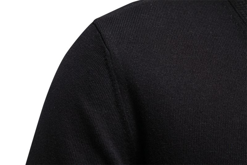 Cárdigan de otoño e invierno nuevo para hombre, suéter de punto de color sólido de negocios de alta calidad 2024_voghion.com