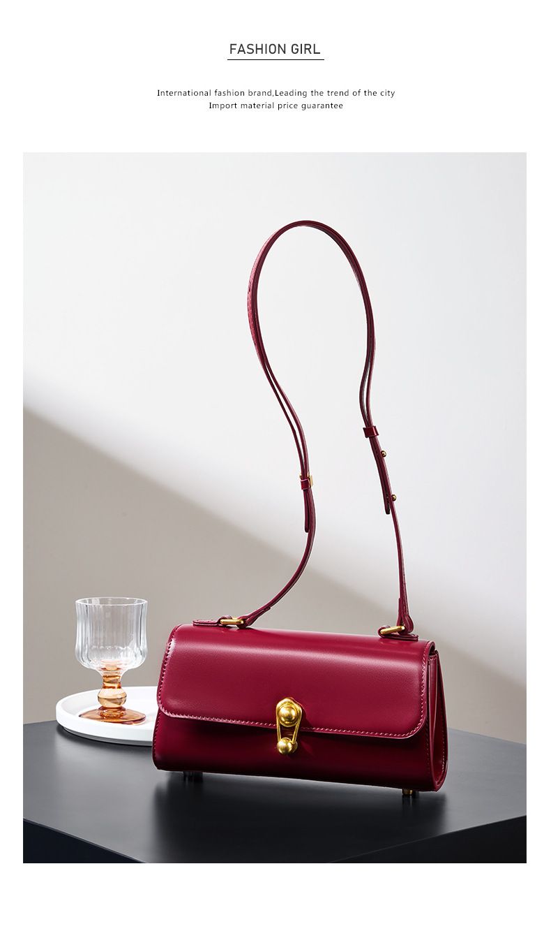 Borsa Planet Baguette da donna, primavera ed estate, tracolla monospalla in vera pelle, borsa da ascella_voghion.com